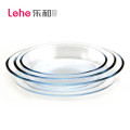 High borosiliacate Heat resistant glass fresh food bakeware &bins bake plate